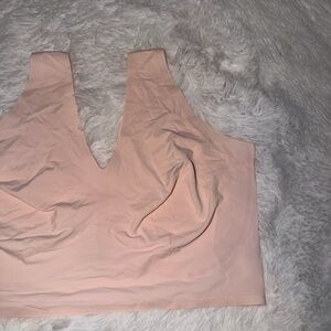 True & Co Seamless Light Blush Shapewear Bra Top size XL Extra Large